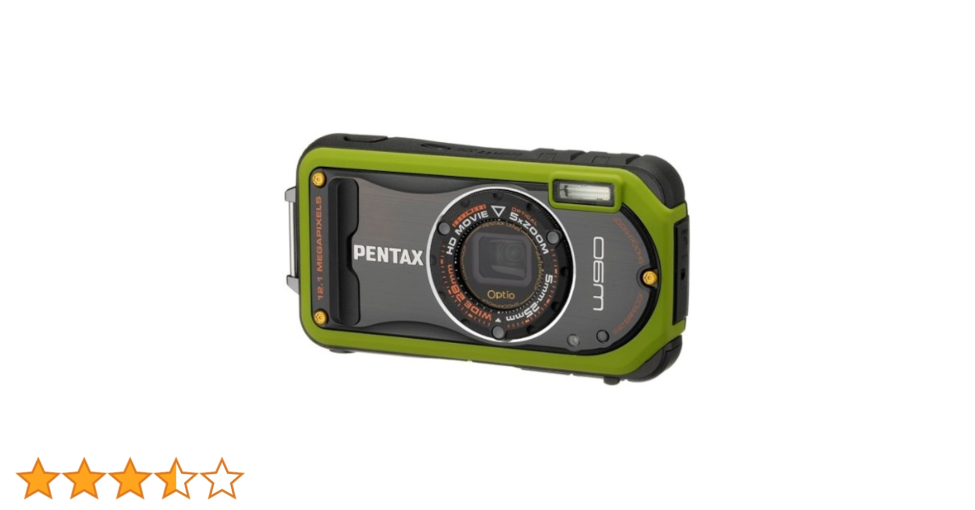 Amazon | PENTAX 防水デジタルカメラ Optio W90 ピスタチオグリーン